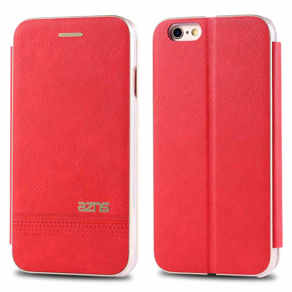 Eksklusivt retro lommebokdeksel - iPhone 7 Röd
