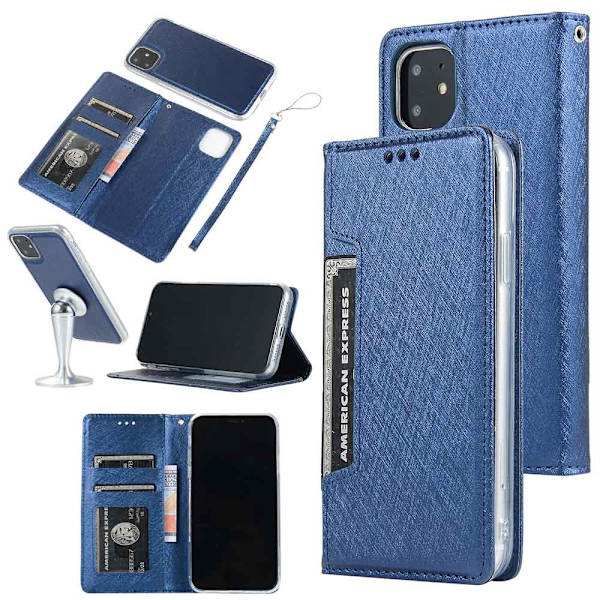 Professionellt Plånboksfodral - iPhone 11 Grön