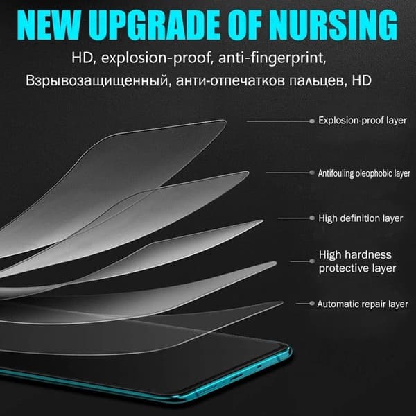 2-PACK Samsung Galaxy Z Flip 3 3-in-1 Hydrogel-näytönsuoja Transparent
