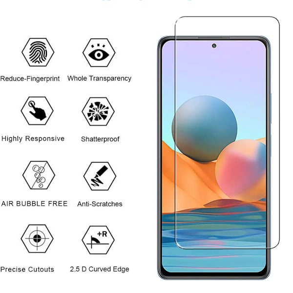 Xiaomi 12T Härdat Glas Skärmskydd (2-pack) Transparent