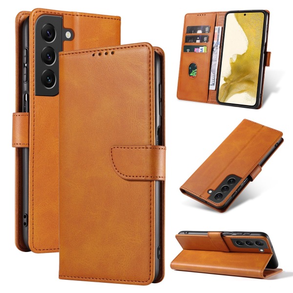 Samsung Galaxy - Praktisk Pungetui Ljusbrun S23