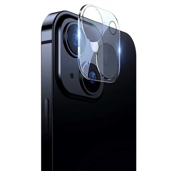 2-PAKK 3-i-1 iPhone 13 Mini foran og bak + kameralinsedeksel Transparent/Genomskinlig