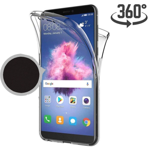 Huawei Y6 2019 - Dubbelsidigt Silikonskal Svart