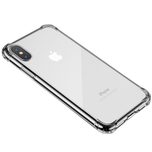 iPhone XS Max - Tyndt silikonecover med airbagfunktion Blå