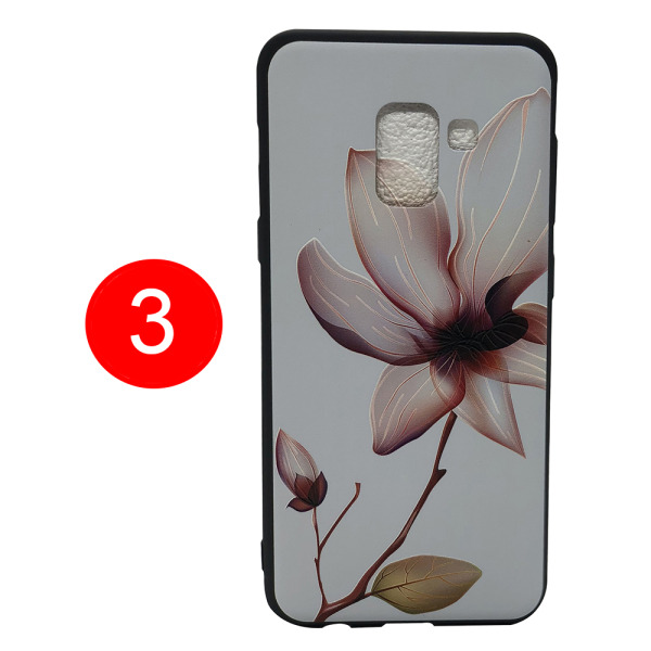 Blommiga skal för Samsung Galaxy A8 (2018) 2