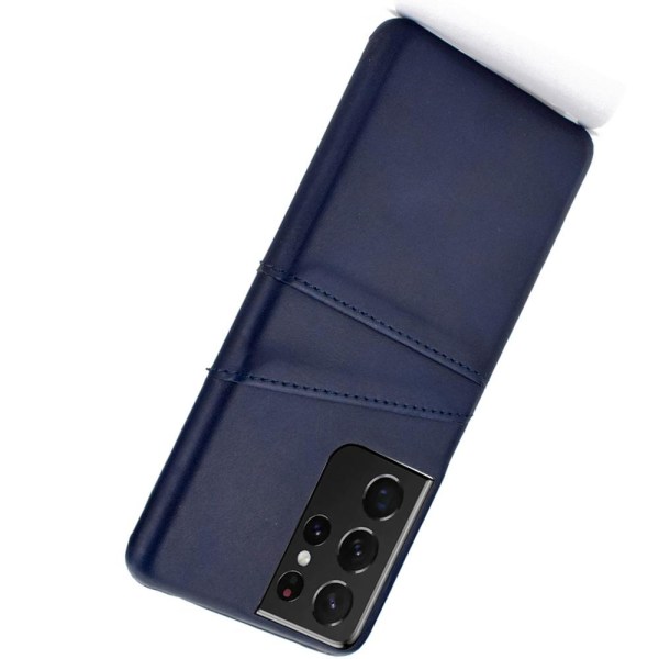 Samsung Galaxy S21 Ultra - Stilfuldt cover med kortholder Röd