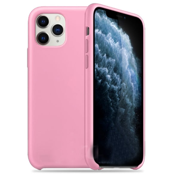 iPhone 11 Pro Max - Kraftig Floveme Silikone Cover Himmelsblå