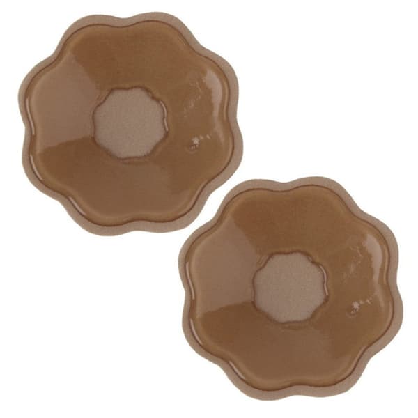 Bekv�ma Nipple Covers 5-Pack Beige Blomma