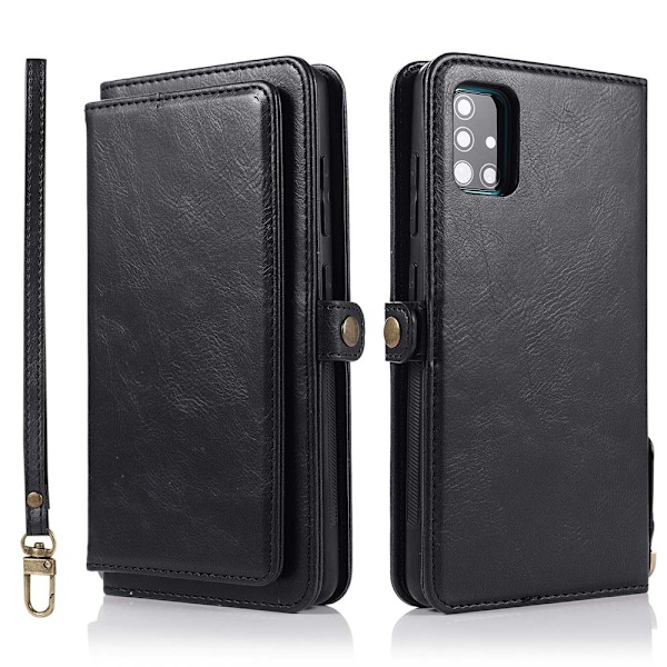 Elegantti ja kestävä lompakkokotelo - Samsung Galaxy A51 Svart
