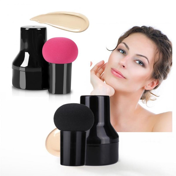 Smidigt Effektfull Smink Svamp Multifunktionell Rosa