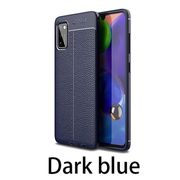 Samsung Galaxy A41 - Auto Focus Skal Mörkblå