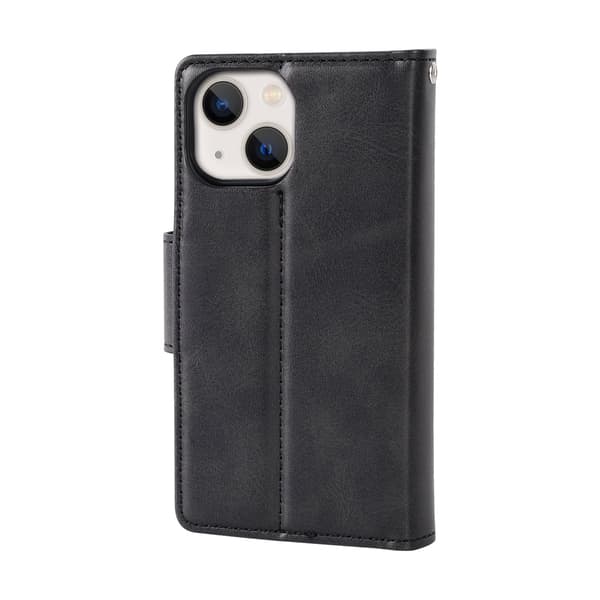iPhone 14 Plus - Professionellt HANMAN 2-1 Plånboksfodral Svart