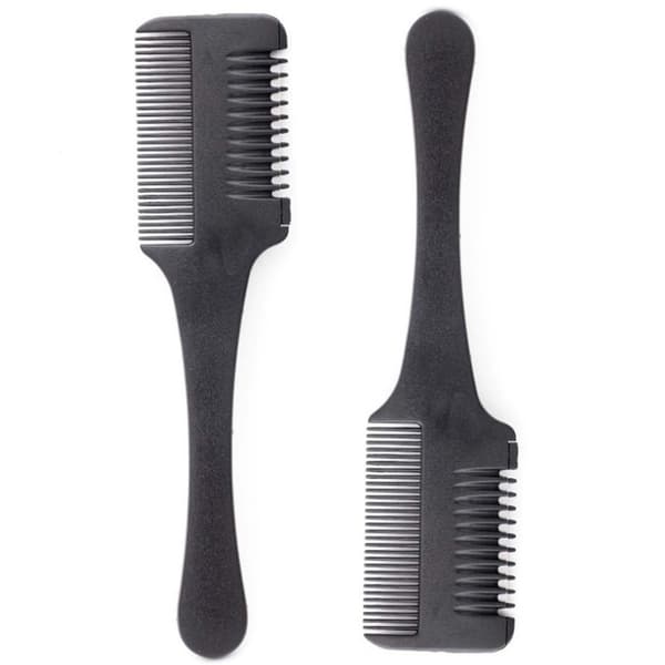 Praktisk Styling-Kam med Barberblad Svart
