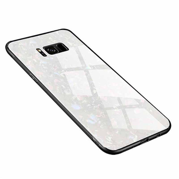 Samsung Galaxy S8 - Robust Skal (Marmor) Floveme Silver