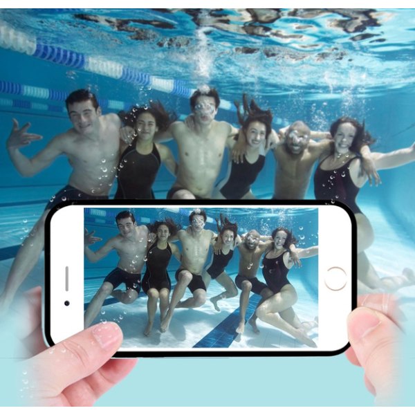 Elegant praktisk vanntett deksel fra Floveme - iPhone 6/6S Blå