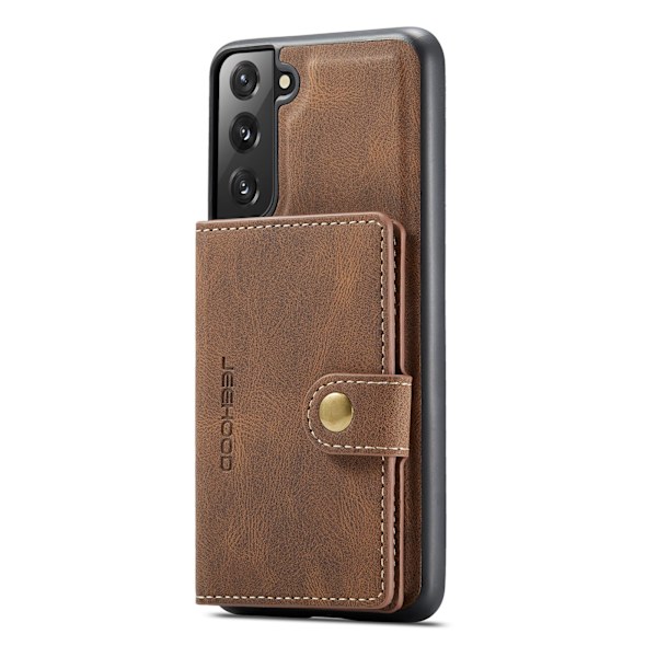 Samsung Galaxy S22 Plus - Elegant Skal med Korthållare Svart