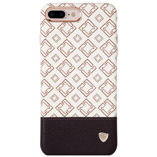 iPhone 7 PLUS - Elegant skal med läderdetalj från NILLKIN Ivory Ivory