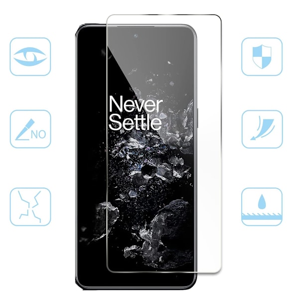 Oneplus 10T Härdat Glas Skärmskydd Transparent