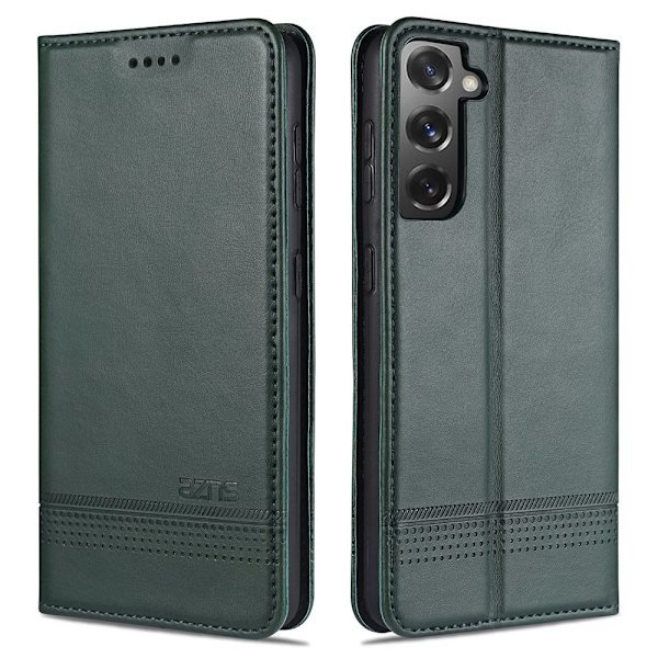 Samsung Galaxy S21 - YAZUNSHI Gediget Plånboksfodral Blå