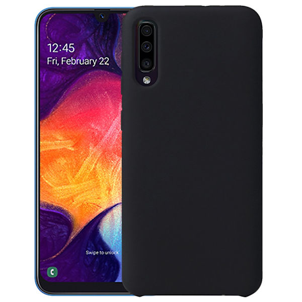 Elegant Silikonskal - Samsung Galaxy A50 Mörkblå