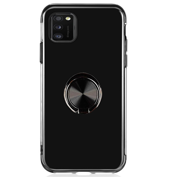 Stilsäkert Skal med Ringhållare - Samsung Galaxy A41 Blå