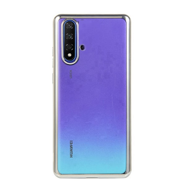 Huawei Nova 5T - Genomtänkt Floveme Silikonskal Svart