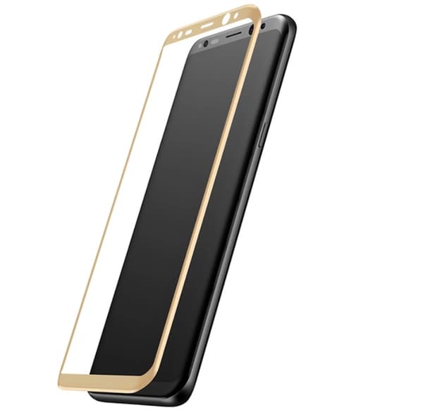 Samsung Galaxy S8 - ProGuard EXXO-näytönsuoja kehyksellä (HD) Silver/Grå