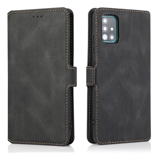 Praktisk Smart Wallet Case - Samsung Galaxy A71 Brun