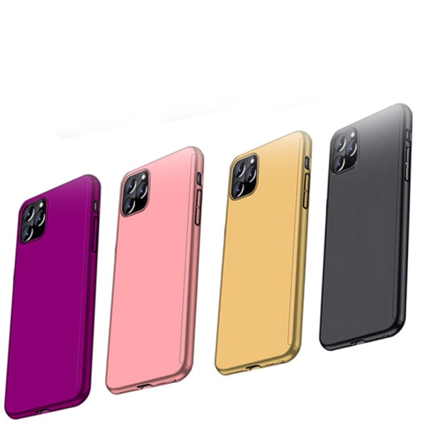 iPhone 11 - Gennemtænkt dobbeltsidet beskyttelsescover FLOVEME Roséguld