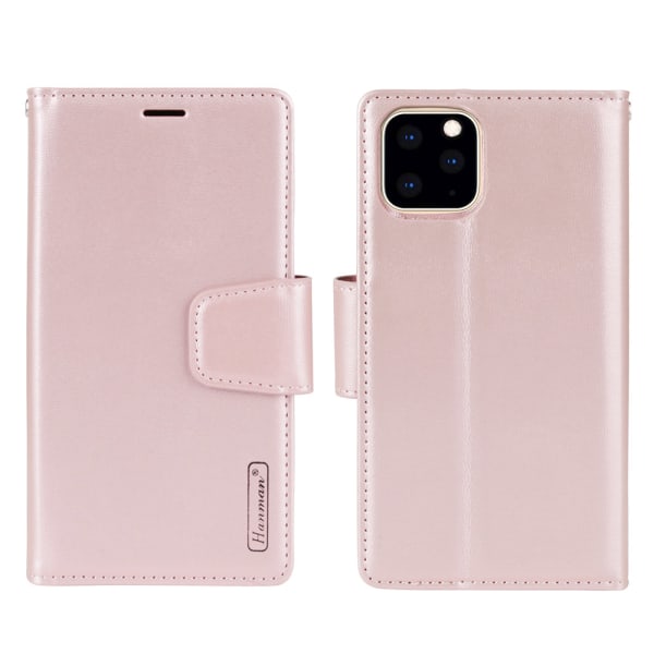 iPhone 11 Pro Max - Professional Wallet Case (2 in 1) Brun