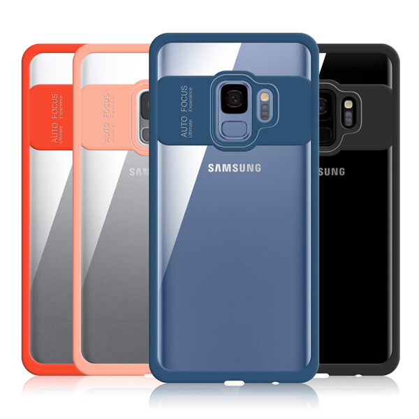 Samsung Galaxy S9+ - Praktisk & Robust Cover - AUTO FOCUS Röd