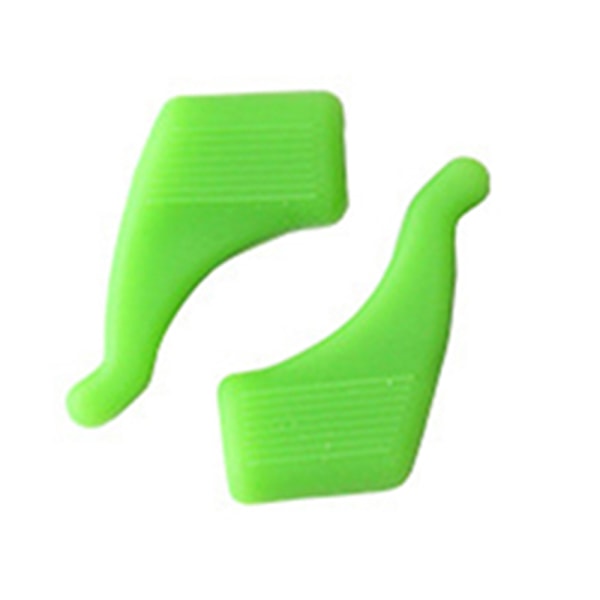 1-Par Mjuka Anti-Slip Silikon Glasögon Krok Röd