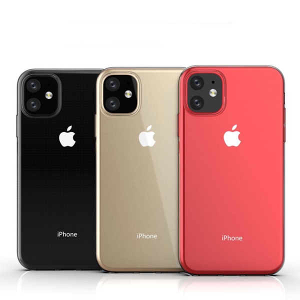 iPhone 11 Pro - Skyddande Smart Silikonskal Transparent/Genomskinlig