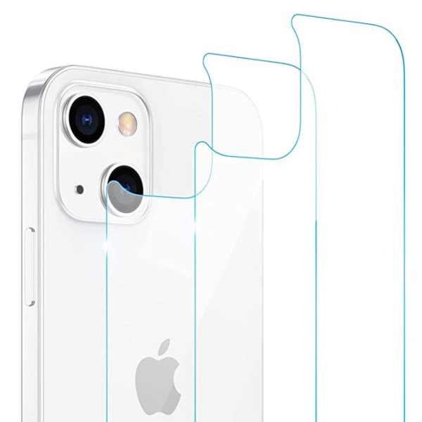 3-PACK iPhone 13 Skärmskydd Baksida 0,3mm Transparent