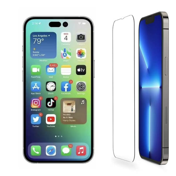 3-Pack Skyddspaket iPhone 16 Pro Skärmskydd Fram & Bak Transparent
