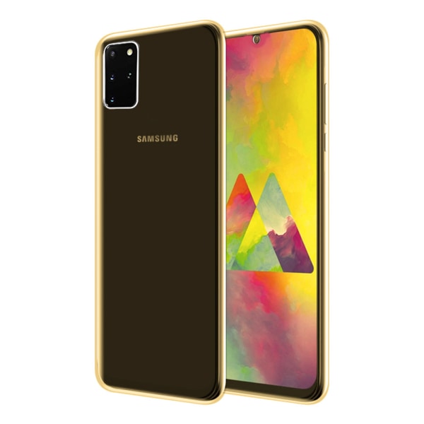 Samsung Galaxy S20 Plus - Beskyttende dobbeltsidet silikonecover Guld