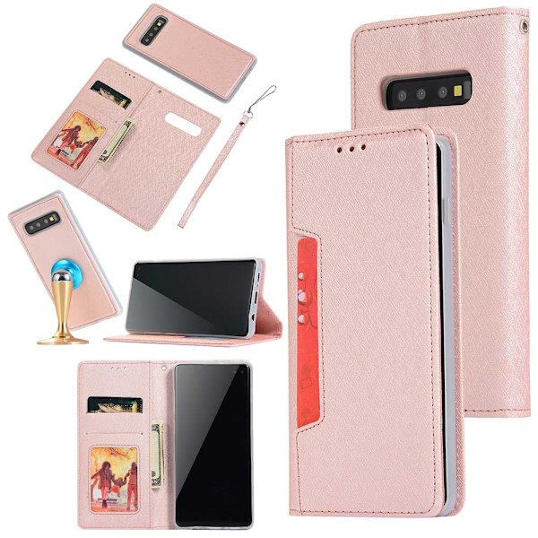 Plånboksfodral - Samsung Galaxy S10 Plus Mörkblå