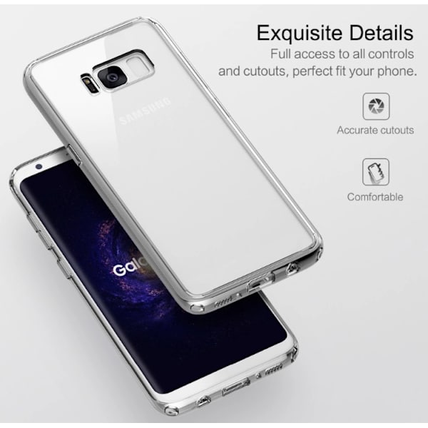 Samsung Galaxy S8 - Exklusivt Elegant Skal ROCK Svart