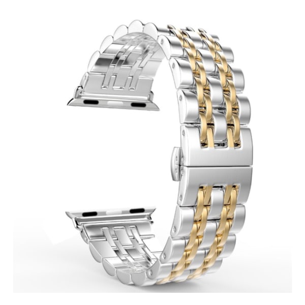 Apple Watch 4 - 44mm - Stilren stållänk Silver/Grå