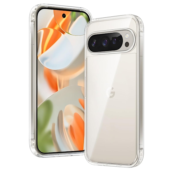 Google Pixel 9 Pro - Stilrent och Praktiskt Ultra Tunt Silikonskal