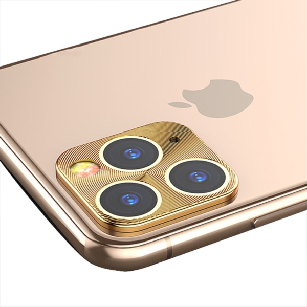 Högkvalitativ Kameralinsskydd Ram iPhone 11 Pro Max Guld