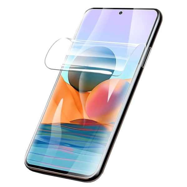 Redmi Note 11 Gjennomtenkt Skjermbeskytter i Hydrogel-variant (2-pakning) Transparent