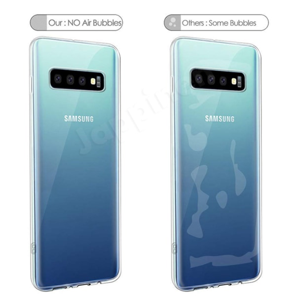 Samsung Galaxy S10 Plus - Smart Silikone Cover fra FLOVEME Transparent/Genomskinlig