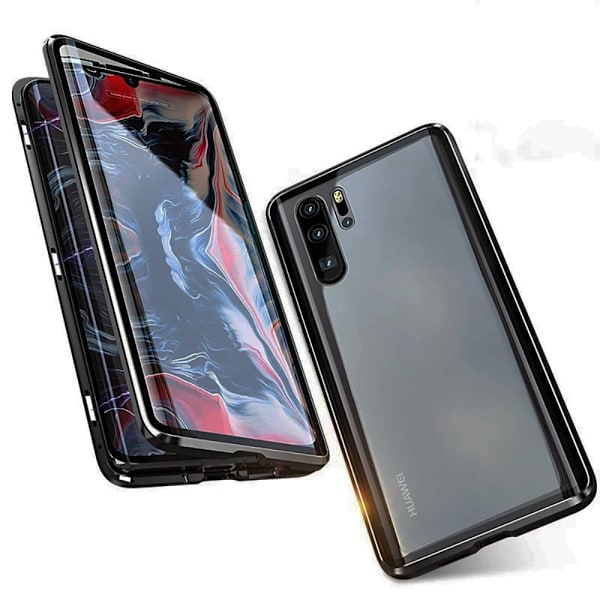 Huawei P30 Pro - Stilsäkert Skyddande Magnetiskt Skal Silver