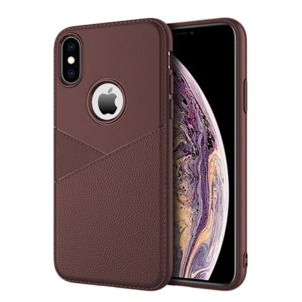 Stilrent Skal från LEMAN till iPhone XS Max Marinblå