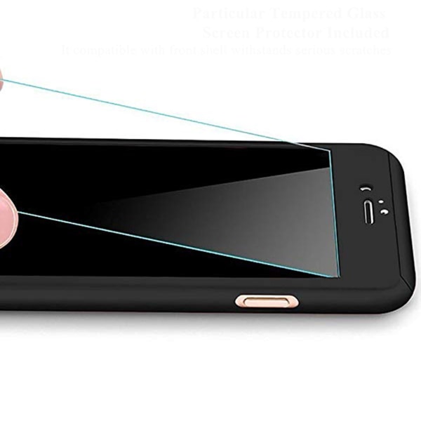 Smart Elegant Skyddsfodral till iPhone 7 PLUS (Fram och baksida) Grå
