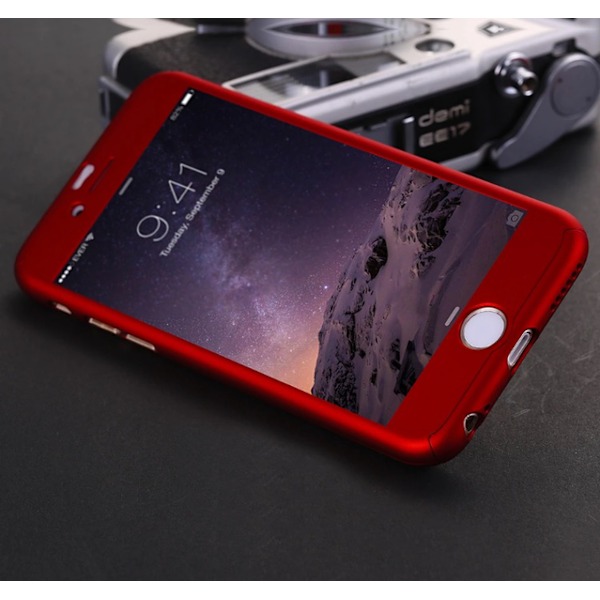 Stilrent Skyddsfodral f�r iPhone 6/6S  (Fram och bak) Grå