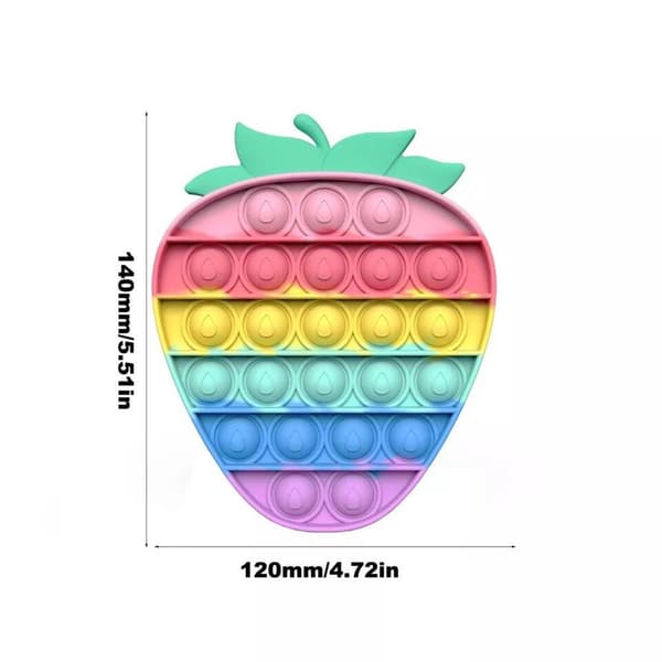 Effektfullt Fidget Toy / Pop It / Simple Dimple / Fidget Leksak Ananas