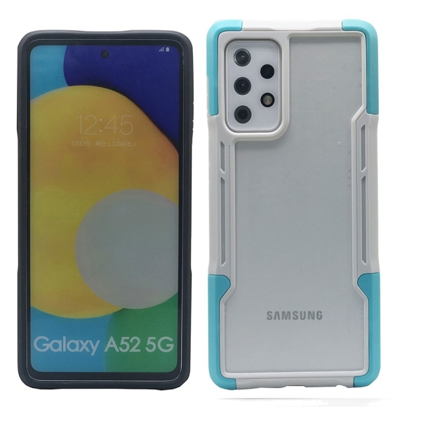 Samsung Galaxy A52 - Stilrent Skyddande Skal Röd