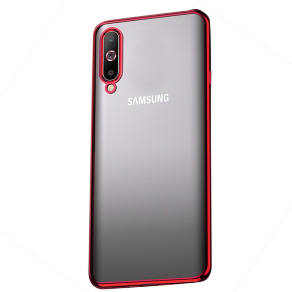 Samsung Galaxy A50 - Stilfuldt beskyttende silikonecover (FLOVEME) Blå